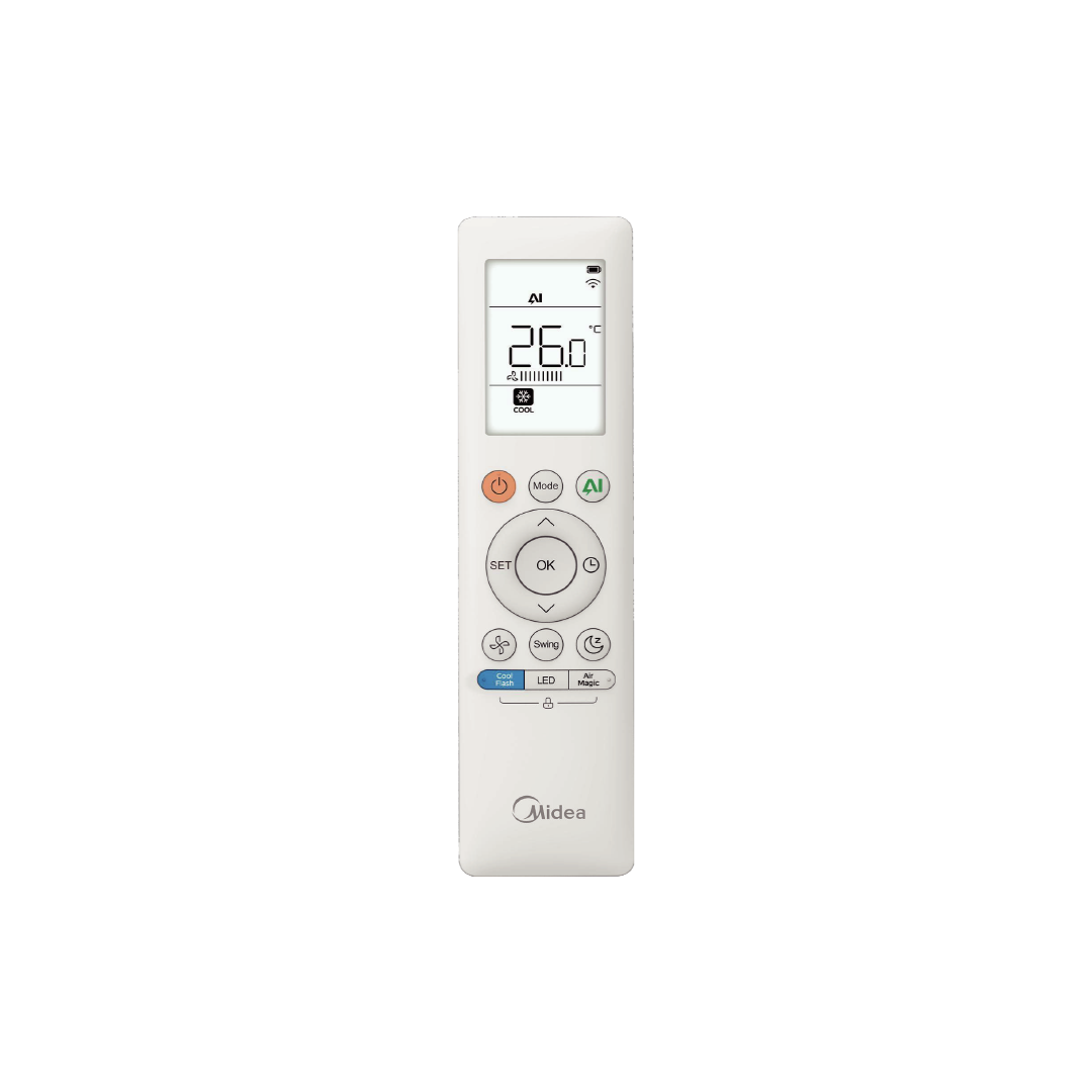 MIDEA AI ECOMASTER PRO 12,000 BTU INVERTER WIFI - FRÍO SOLO - 5