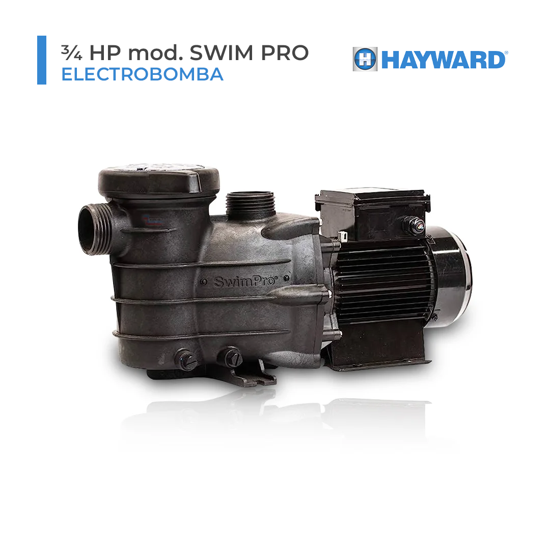 ELECTROBOMBA HAYWARD DE  ¾  HP MOD. SWIM PRO MONO - 1