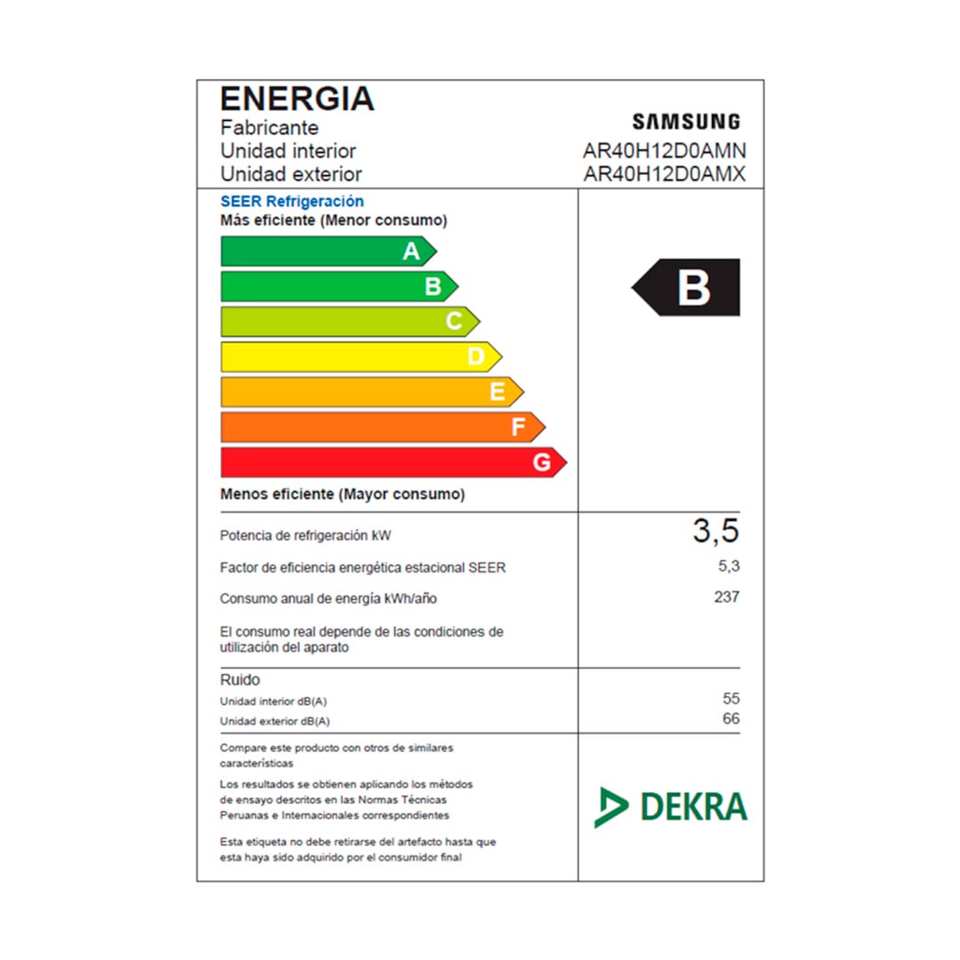 ECOWIND INVERTER WALL-MOUNT REFRIGERANTE R32 – SÓLO FRIO – 12,000 BTU/H - 6