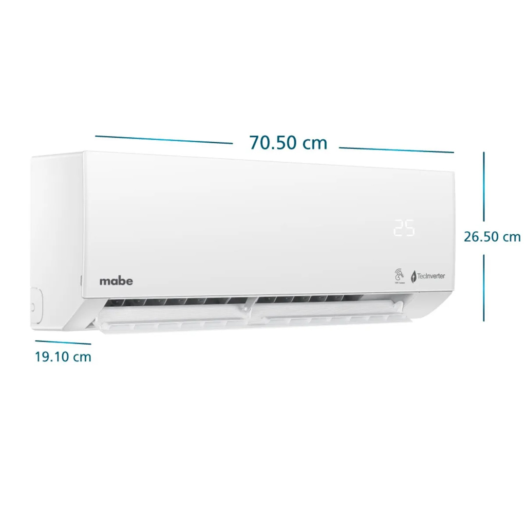 AIRE ACONDICIONADO MABE INVERTER 220V 9000 BTU BLANCO - 5