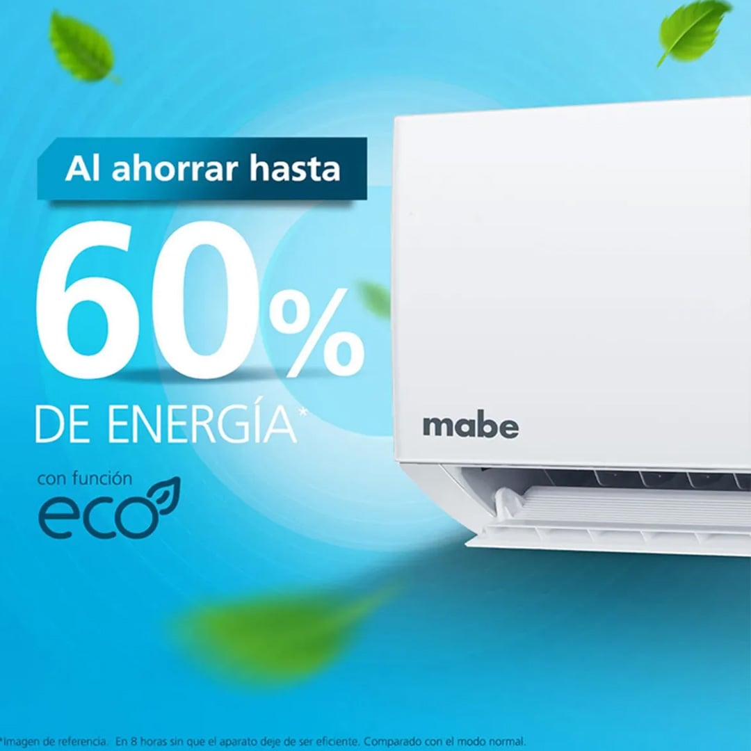AIRE ACONDICIONADO MABE INVERTER 220V 9000 BTU BLANCO - 6