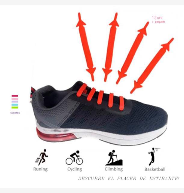 PASADOR DE SILICONA PARA ZAPATILLAS - 1