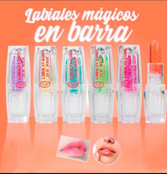 LABIAL MÁGICO EN BARRA CAMBIA DE COLOR AL PH - 1