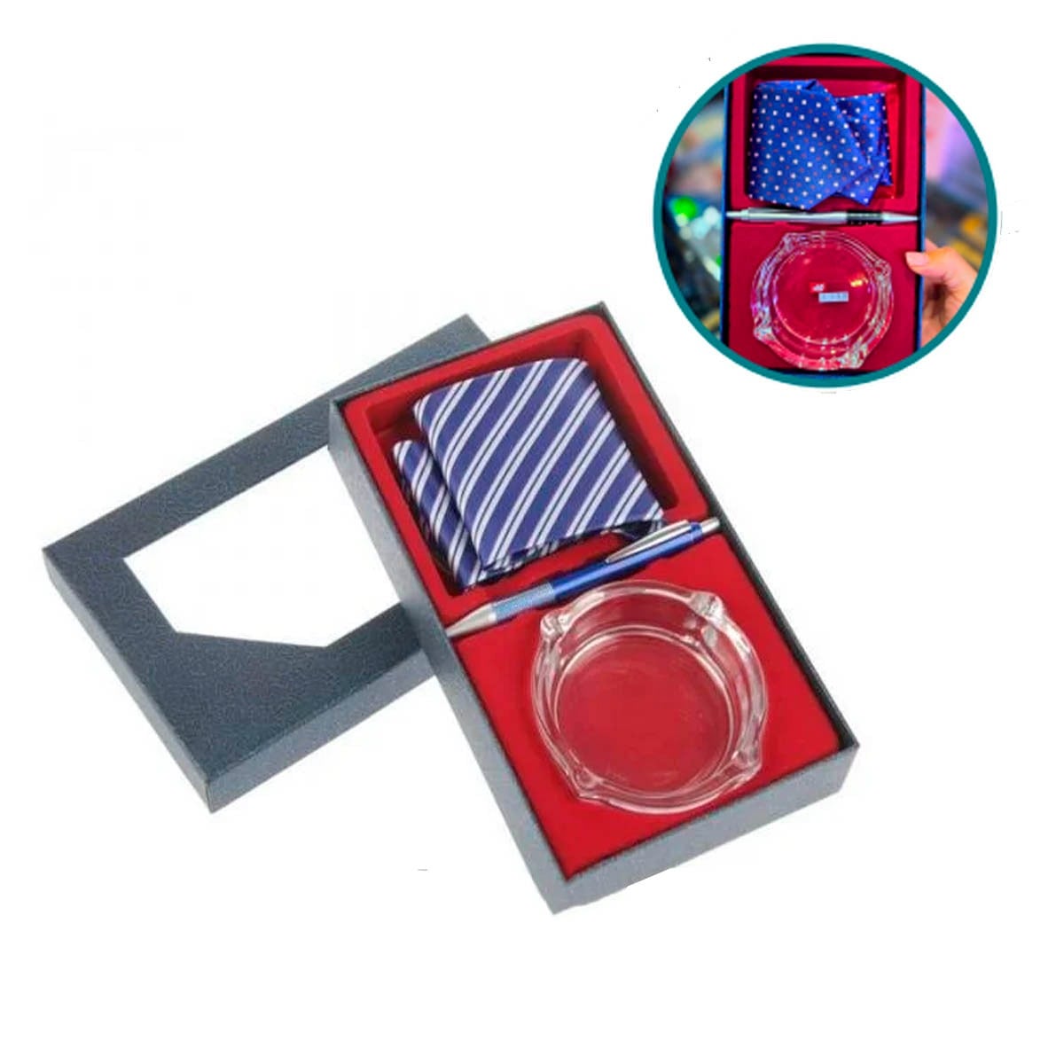 SET DE 3 PZAS CORBATA SENICERO Y LAPICERO - 1