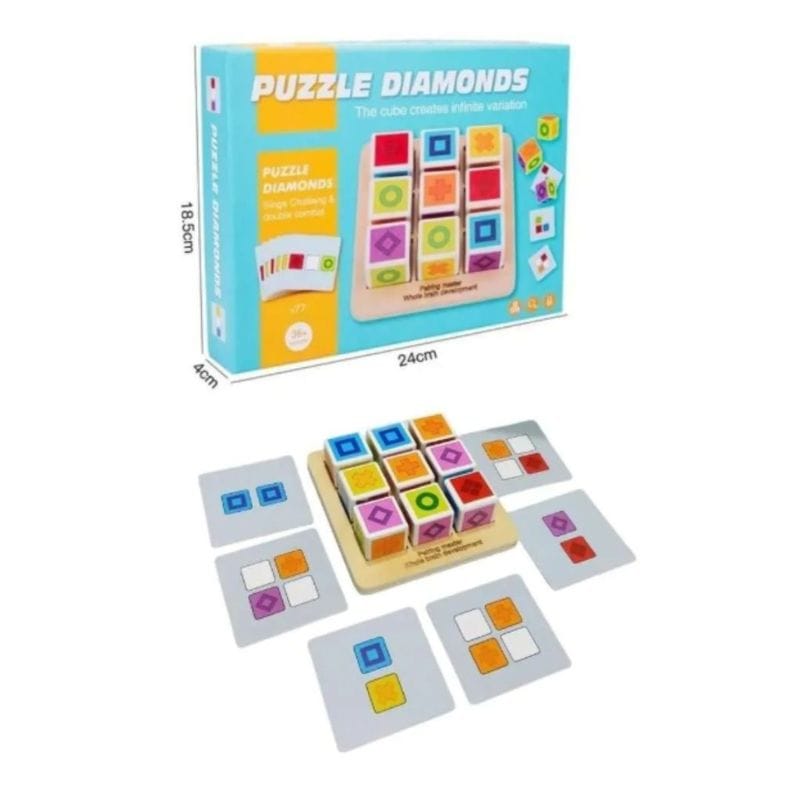 CUBO PUZZLE DIAMONDS 3D - 1