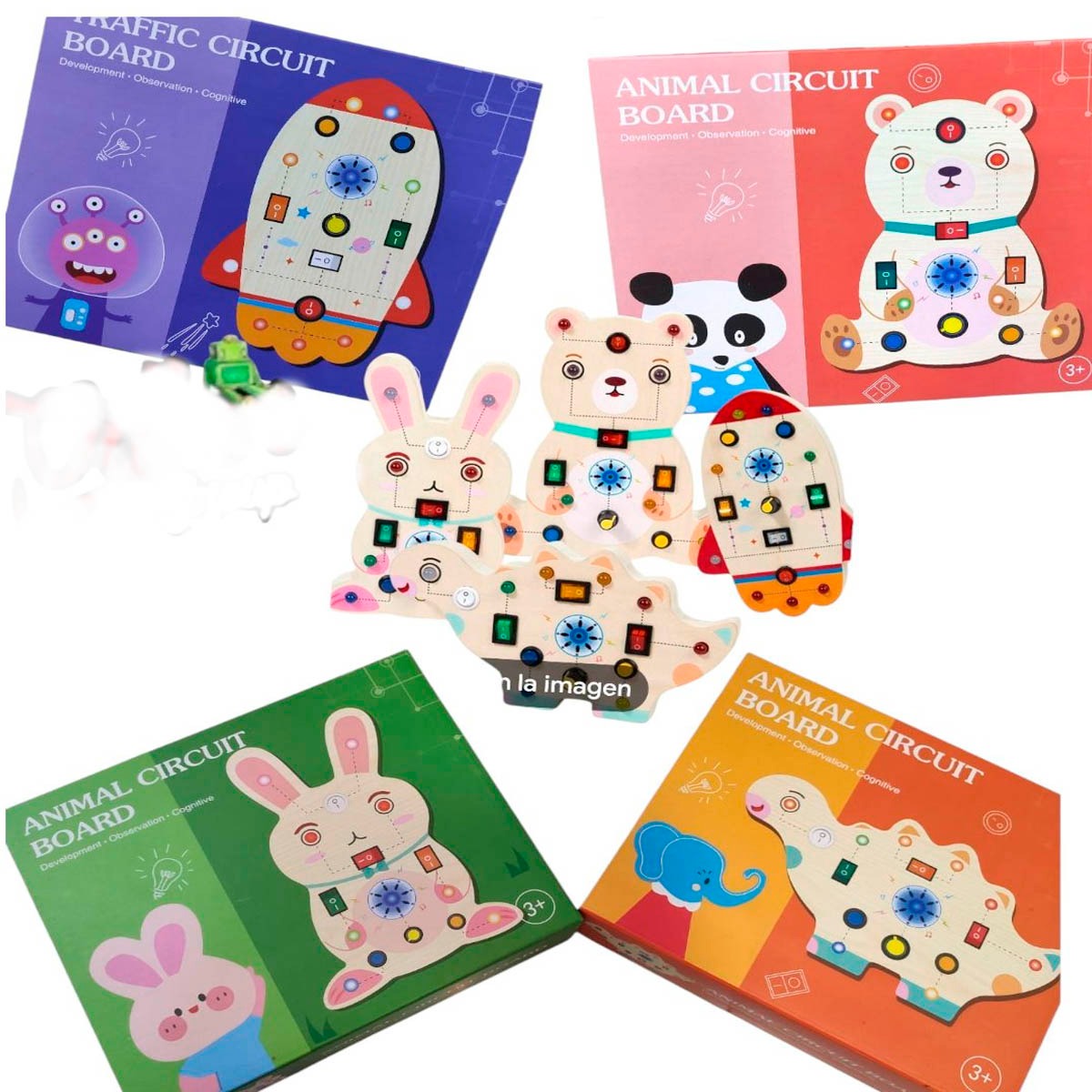 CIRCUITO DE LUCES DIDACTICO PARA NIÑO - 1