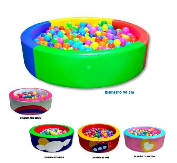 PISCINA ESTIMULACION CON DISEÑO CON 100 PELOTAS - 1