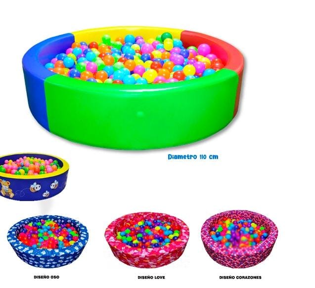 PISCINA ESTIMULACION CON DISEÑOS CON 100 PELOTAS - 1
