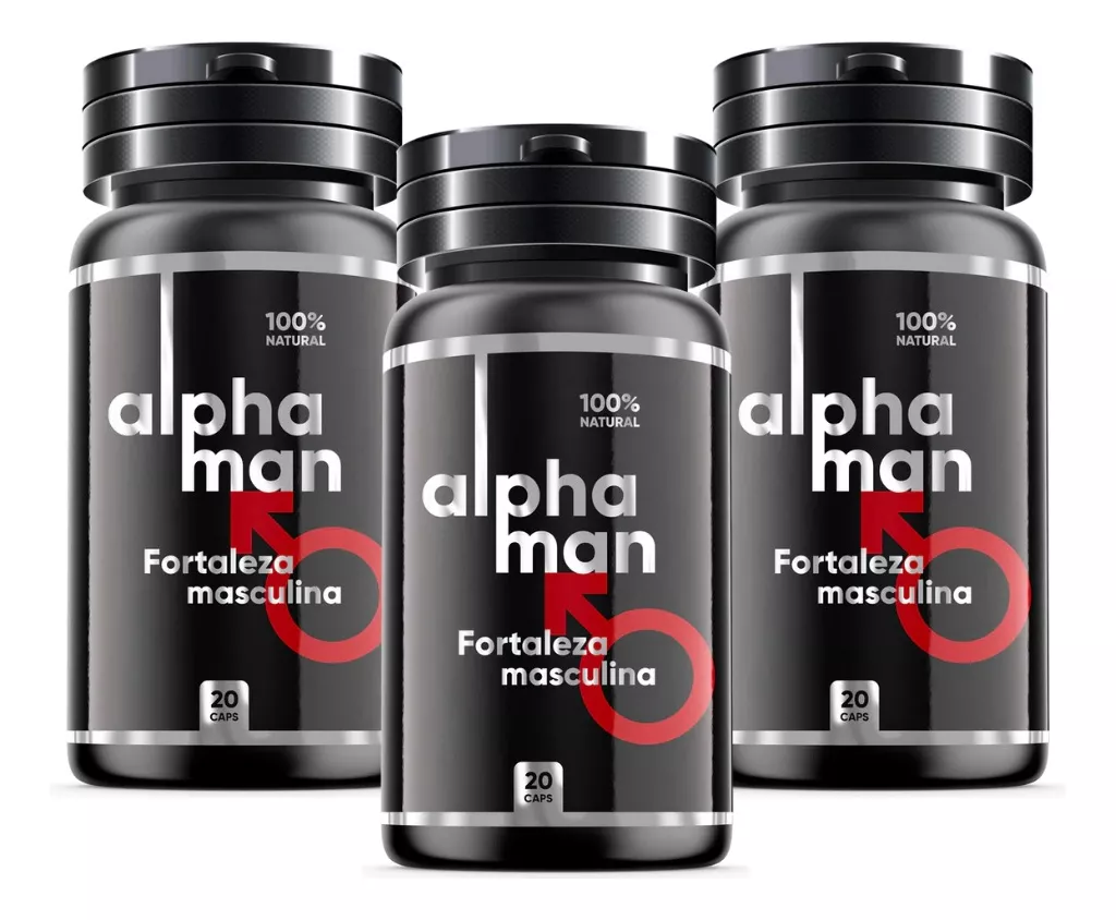 ALPHAMAN - PACK X3 - 100%NATURAL -  AUMENTA TU POTENCIA - 1
