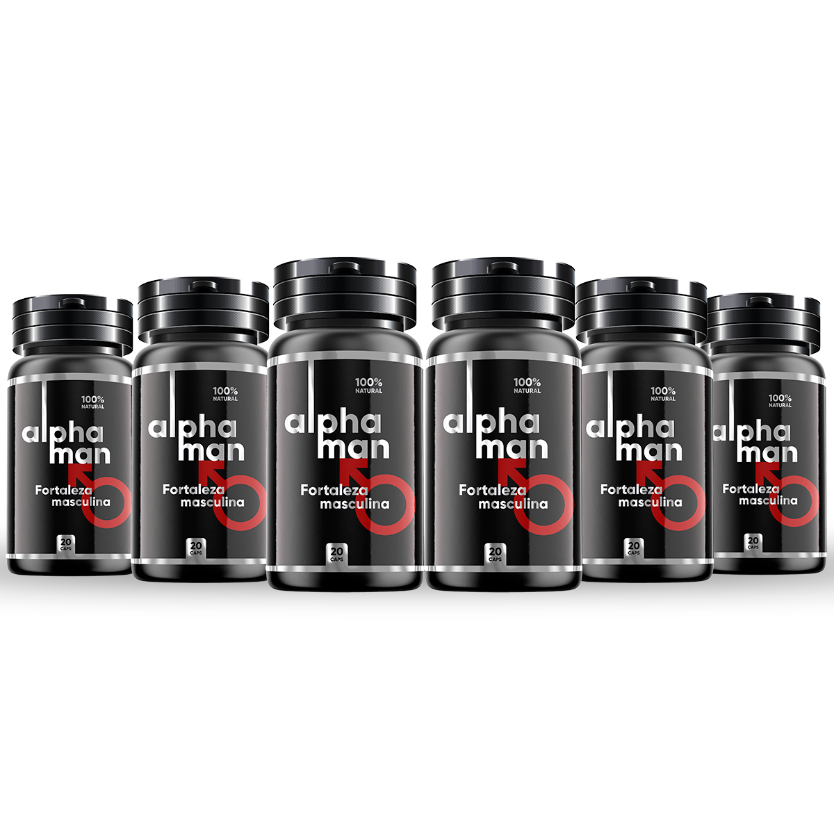 ALPHAMAN - 100%NATURAL - 6