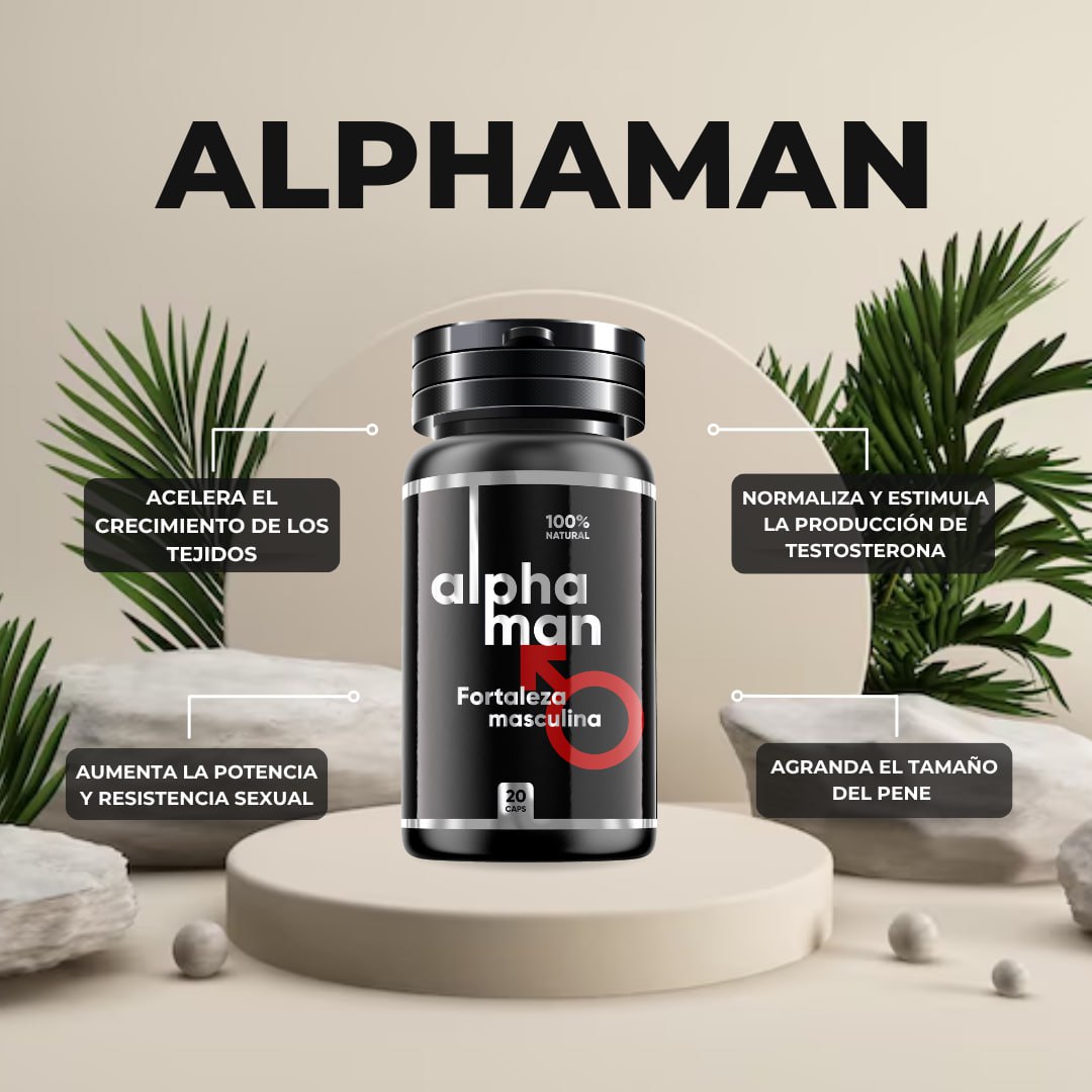 ALPHAMAN - 100%NATURAL