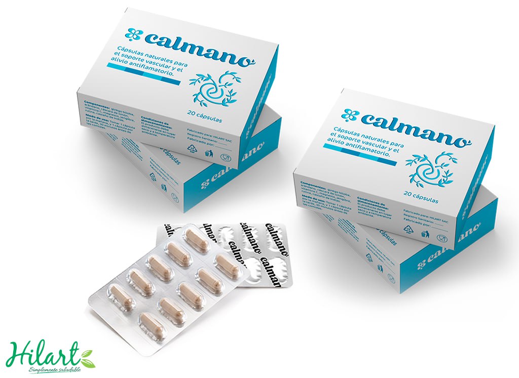 CALMANO CAPSULAS - COMBATE VARICES Y HEMORROIDES - 4