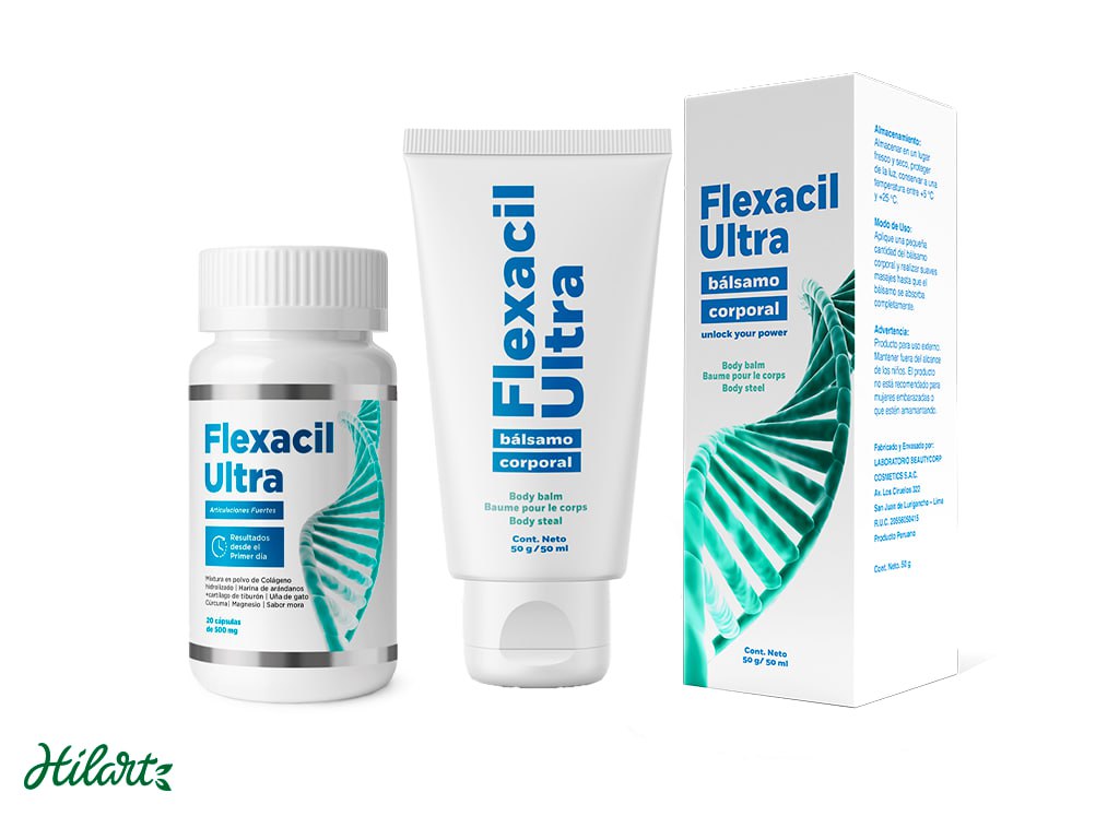1 FLEXACIL ULTRA CREMA  + 2 FLEXACIL CAPSULAS - 3