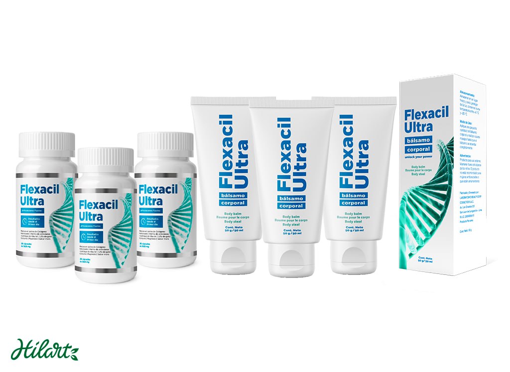 3 FLEXACIL ULTRA CREMA + 3 FLEXACIL ULTRA CAPSULAS - 1
