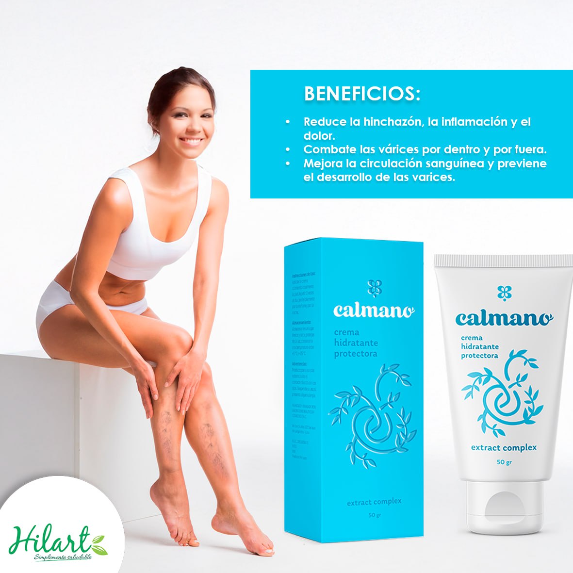 CALMANO - CREMA PARA VARICES Y HEMORROIDES - 9