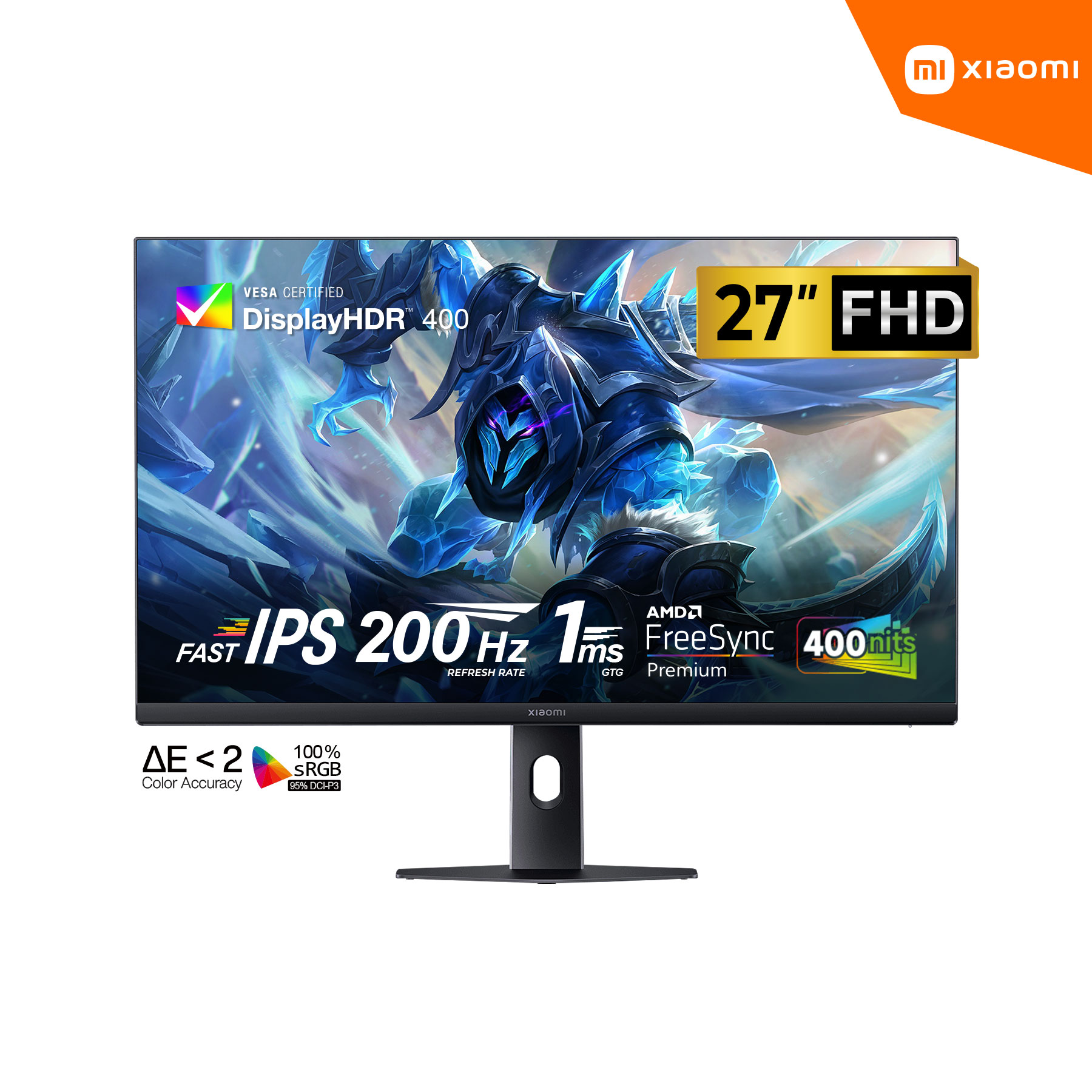 MONITOR XIAOMI GAMING G27I EDICION 2026 27' FHD 1920X1080 200HZ 1MS/FREESYNC PREMIUM - 1