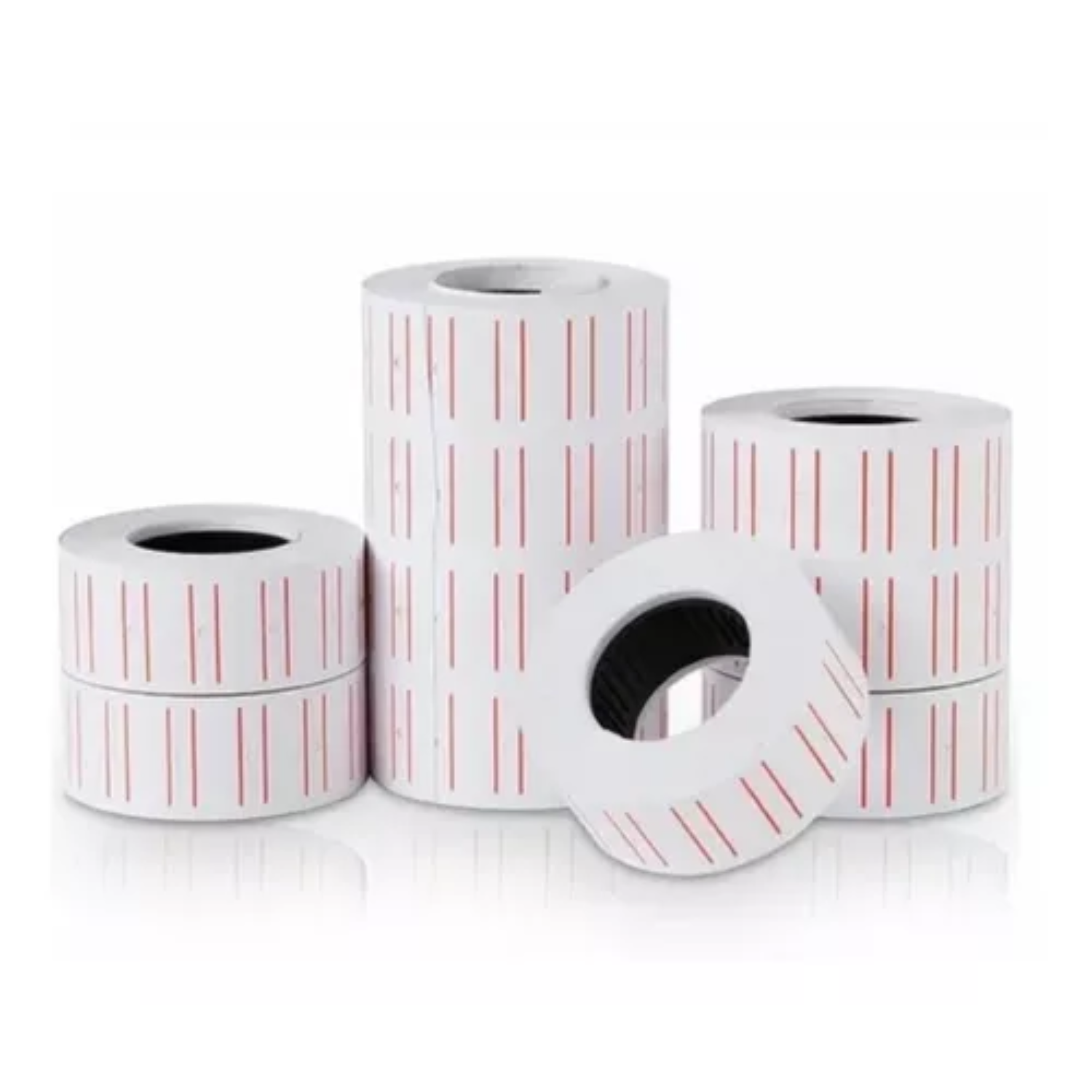 20 ROLLOS DE 10000 ETIQUETAS PRECIO PARA ETIQUETADORA MX5500 MAQUINA STICKERS - 4