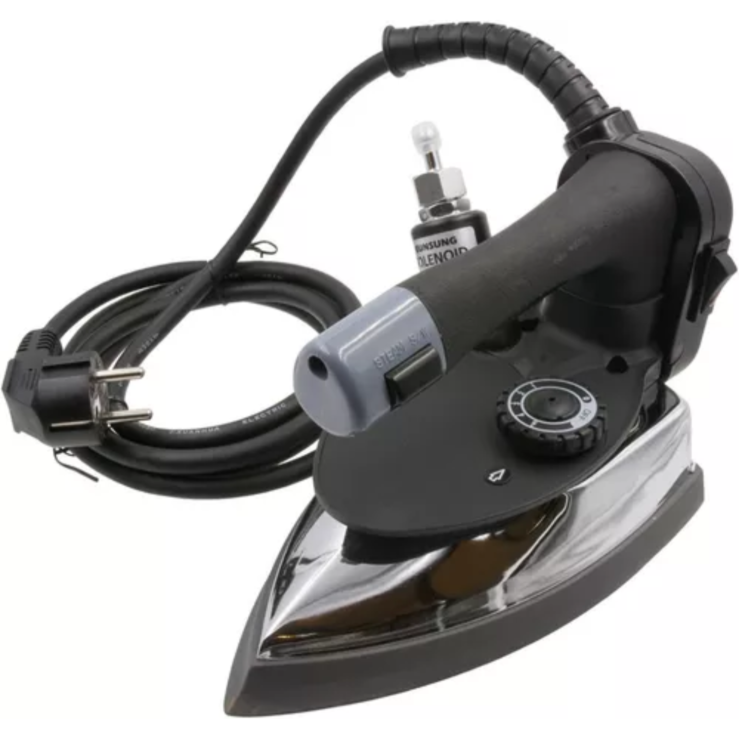 PLANCHA A VAPOR 1300W ES-300L INDUSTRIAL SILVER STAR PESADA CON 3 ZAPATAS MÁS 1 FILTRO DE AGUA SUPER KIT - 6