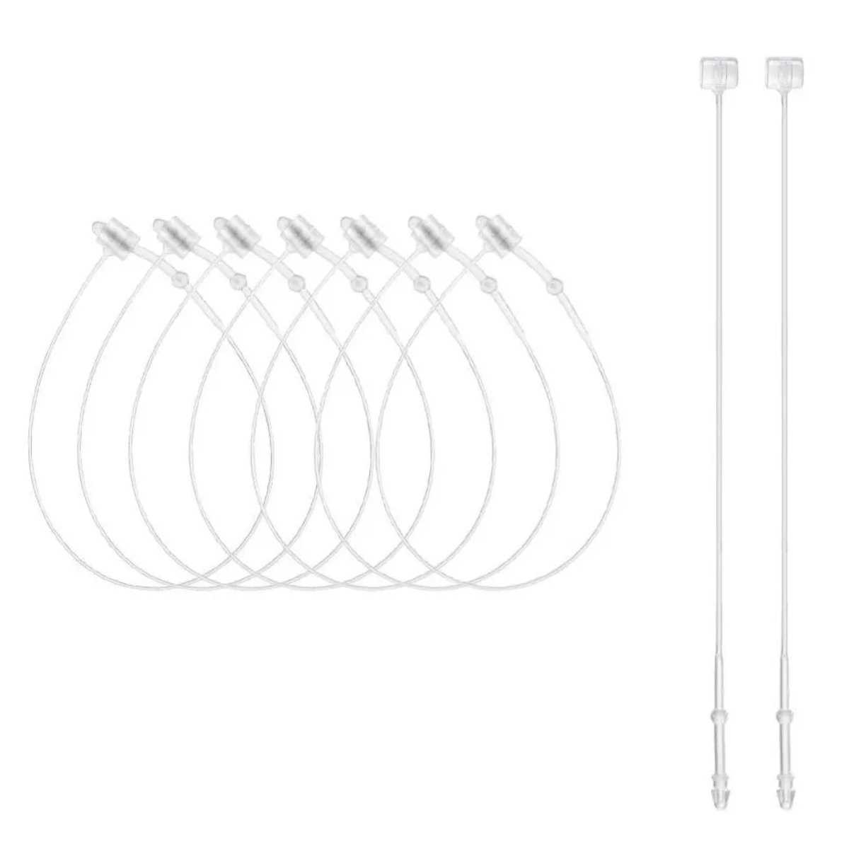 5000 PRECINTOS PLÁSTICOS MANUALES, CINCHOS DE SEGURIDAD DE PLÁSTICO LOOP PINS, IDEAL PARA COLOCAR EN ETIQUETAS HANG TAG - 4