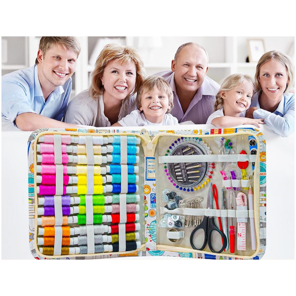 KIT DE COSTURA HILO TUBINO MÁS DE 160 ACCESORIOS DE COSTURA - 2