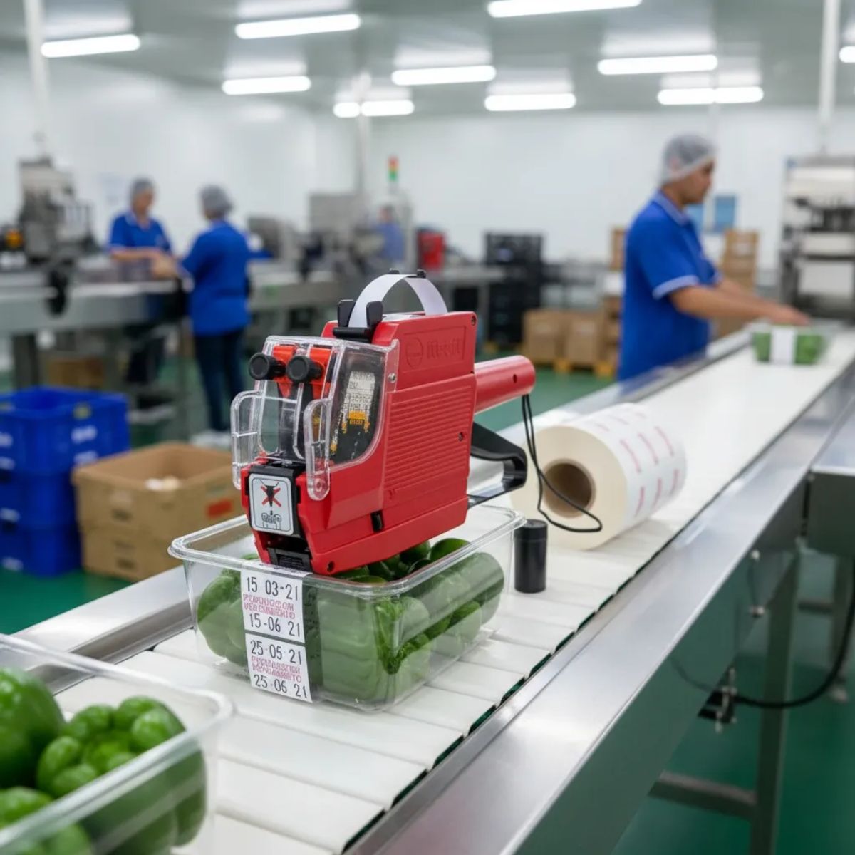FECHADOR MX6600 DE PRODUCCIÓN VENCIMIENTO MÁS ETIQUETAS STICKERS CON 10 MIL ETIQUETAS - 3