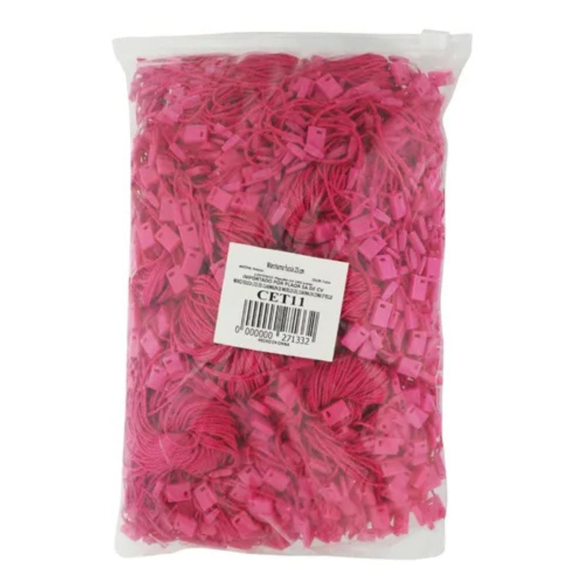 HILO CORDON 1000 PITA MANUAL PARA ETIQUETAS ROPA PRECINTO COLOR FUCSIA - 3