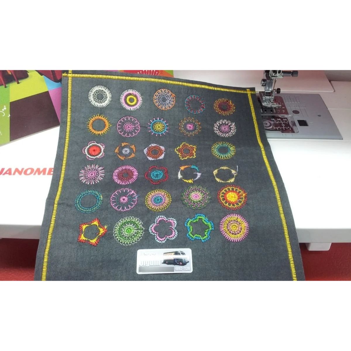 PRENSATELA PARA BORDAR FLORES MÁS DE 10 FLORES DECORATIVAS - 3