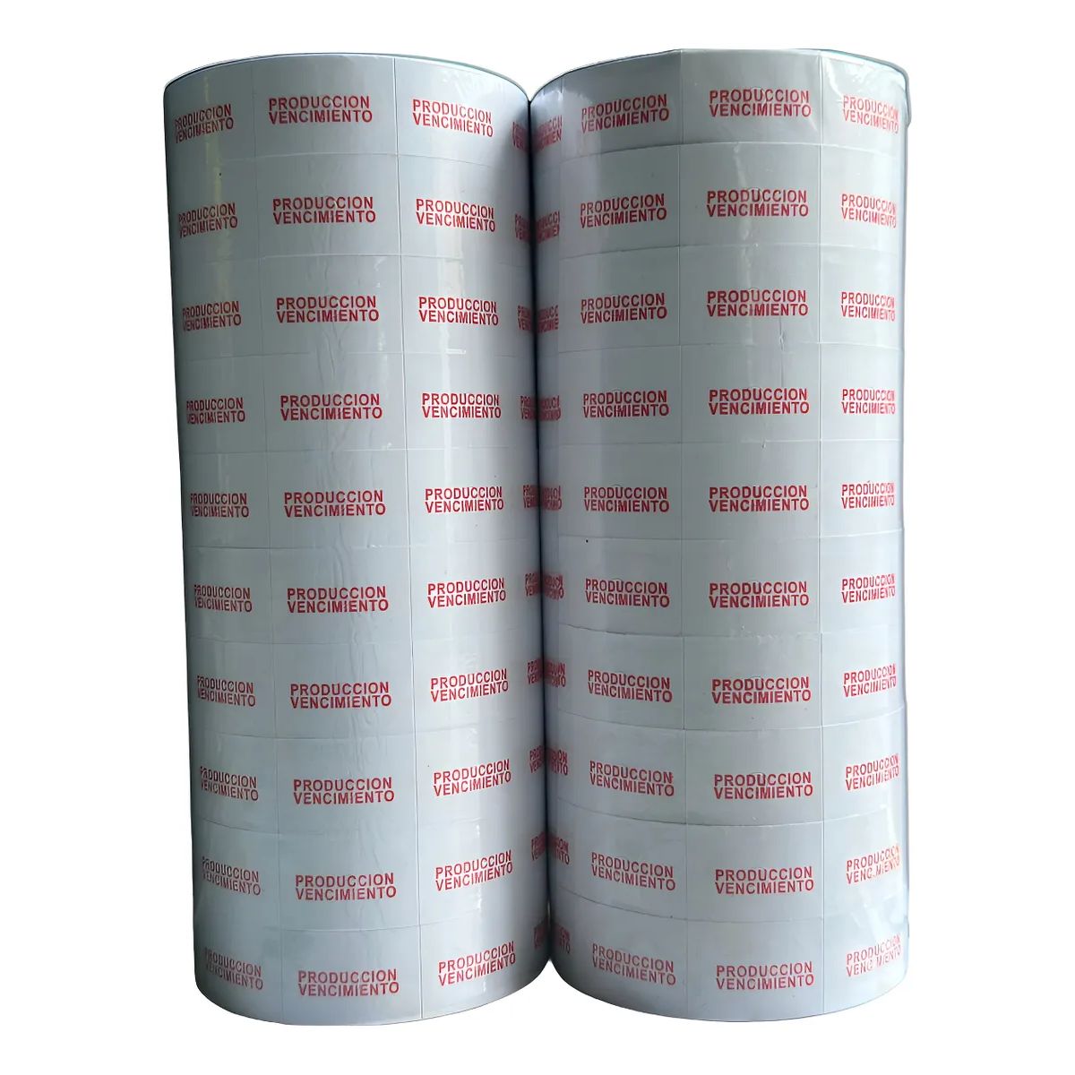 20 ROLLOS ETIQUETA STICKERS ADHESIVOS PRODUCCIÓN VENCIMIENTO - 2