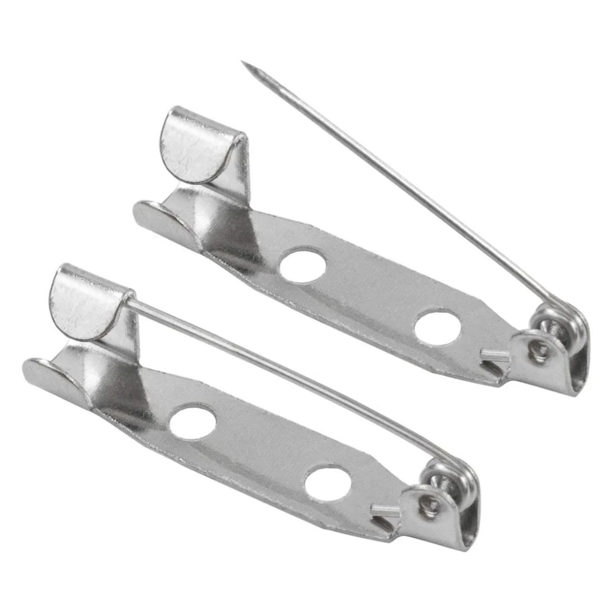 100 IMPERDIBLES CON BASE ALFILER DE GANCHO PINES DE 4CM - 1