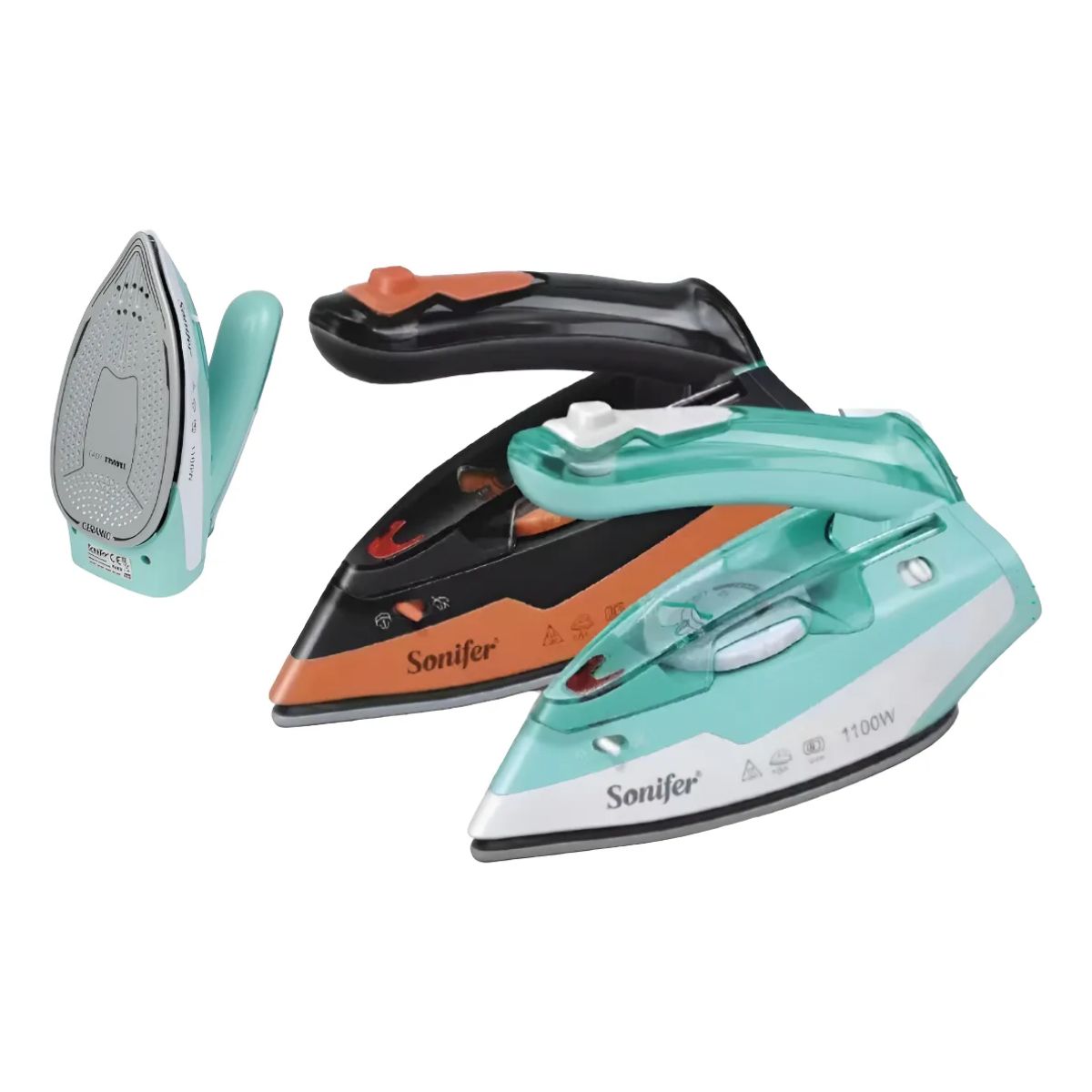 MINI PLANCHA VIAJERA DE ROPA VAPORIZADORA MANUAL SF-9054 - 1