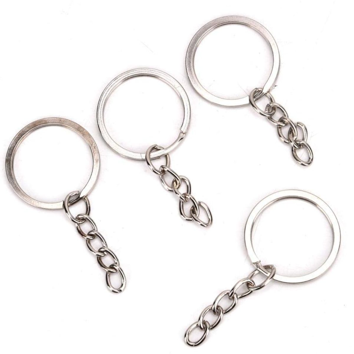 1000 LLAVEROS ARGOLLAS CON CADENA DE 30MM 3CM MAS AROS DE UNIÓN - 1