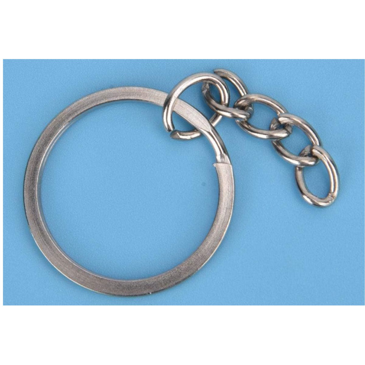 1000 LLAVEROS ARGOLLAS CON CADENA DE 30MM 3CM MAS AROS DE UNIÓN - 3