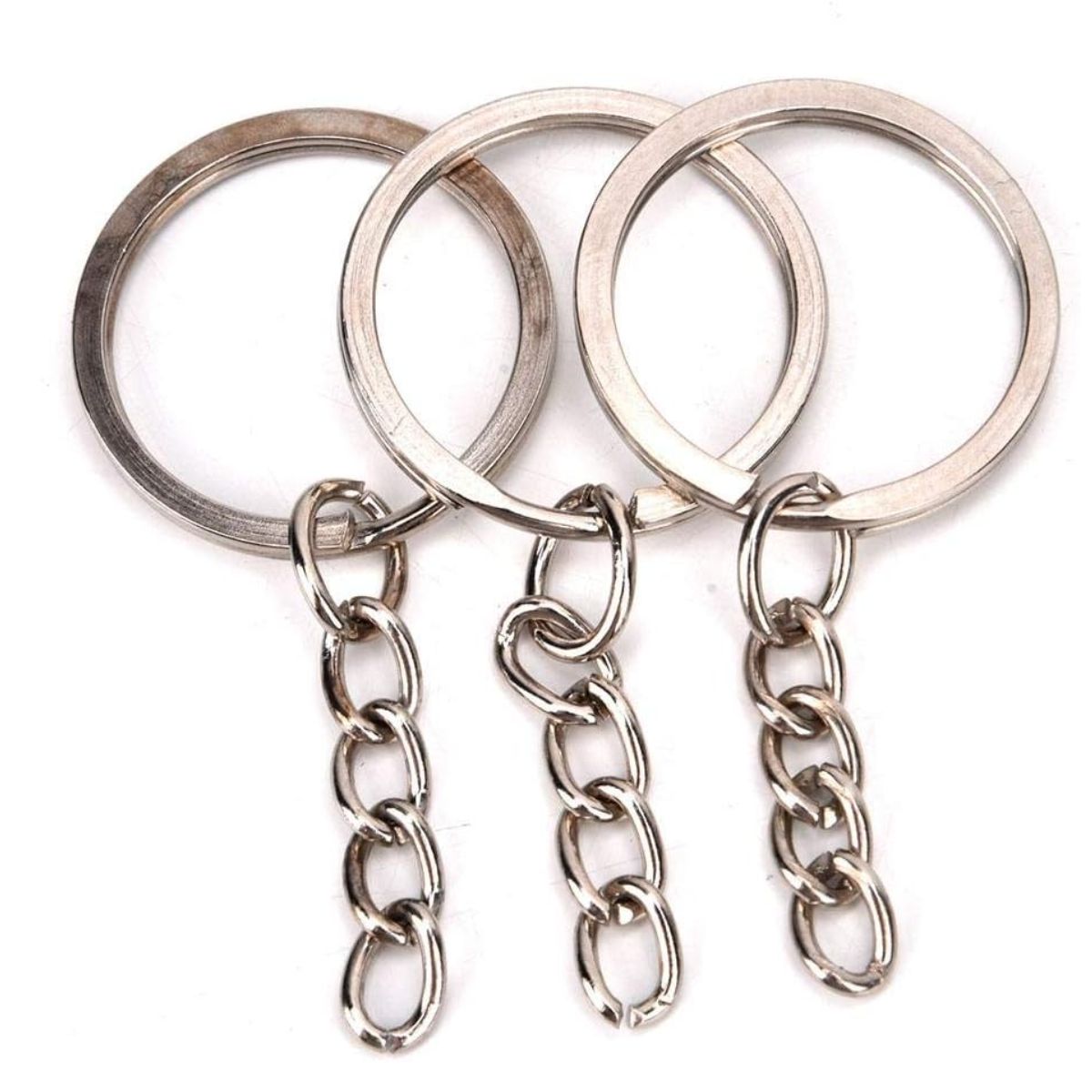 1000 LLAVEROS ARGOLLAS CON CADENA DE 30MM 3CM MAS AROS DE UNIÓN - 4