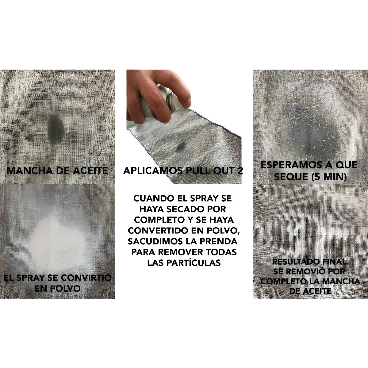 REMOVEDOR DE MANCHAS DE AEROSOL PARA TELA TEXTIL - PULL OUT 2 - 2