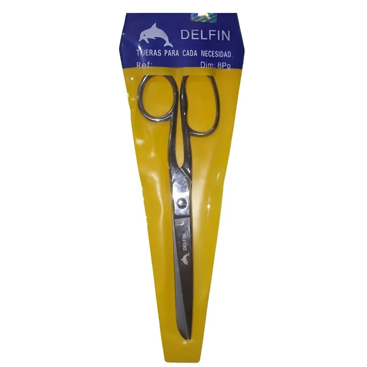 TIJERA DE COSTURA DE METAL PARA CORTAR TELA DELFIN 8 PULGADAS - 1