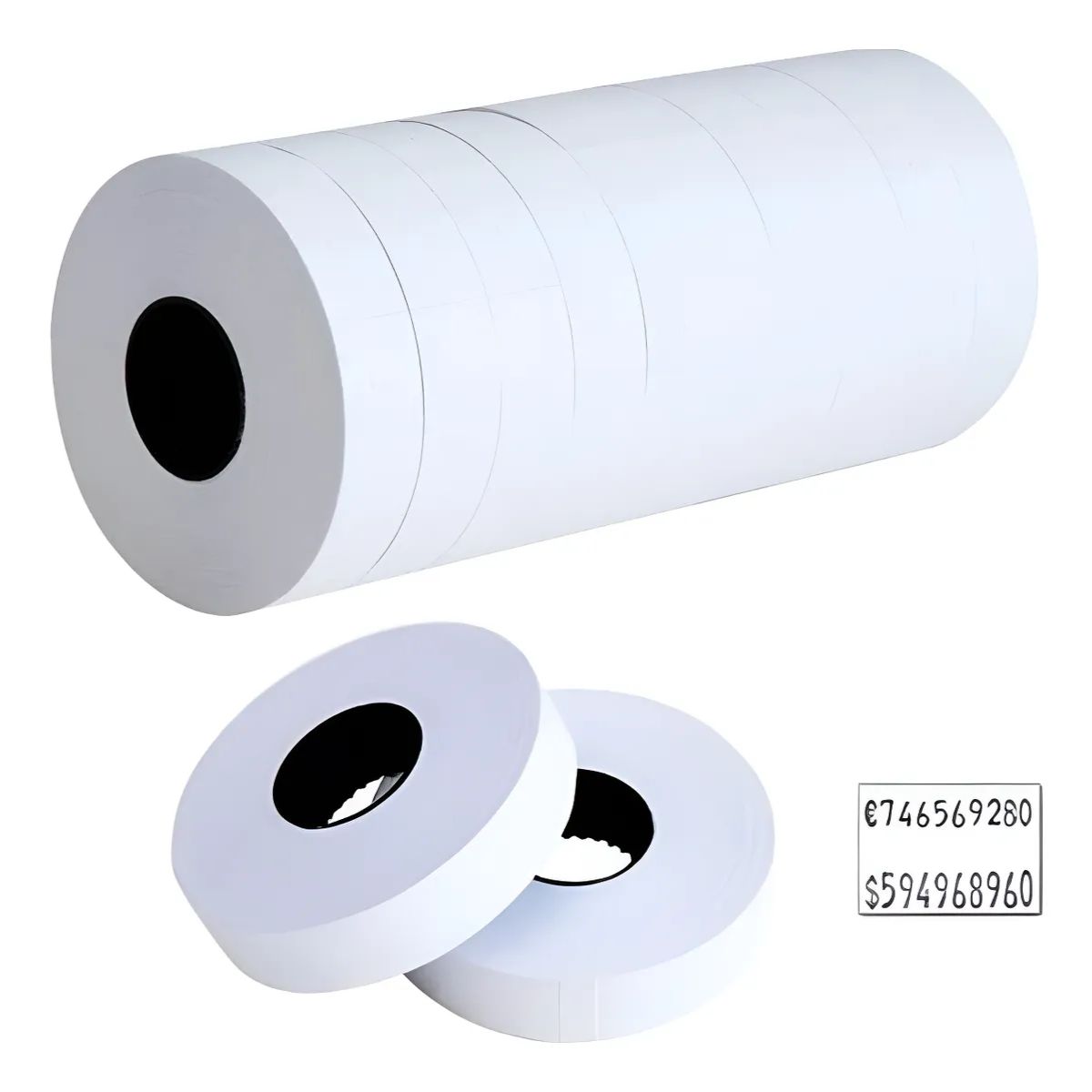 ETIQUETAS ADHESIVAS EN BLANCO PARA FECHADORAS MX6600 - 1