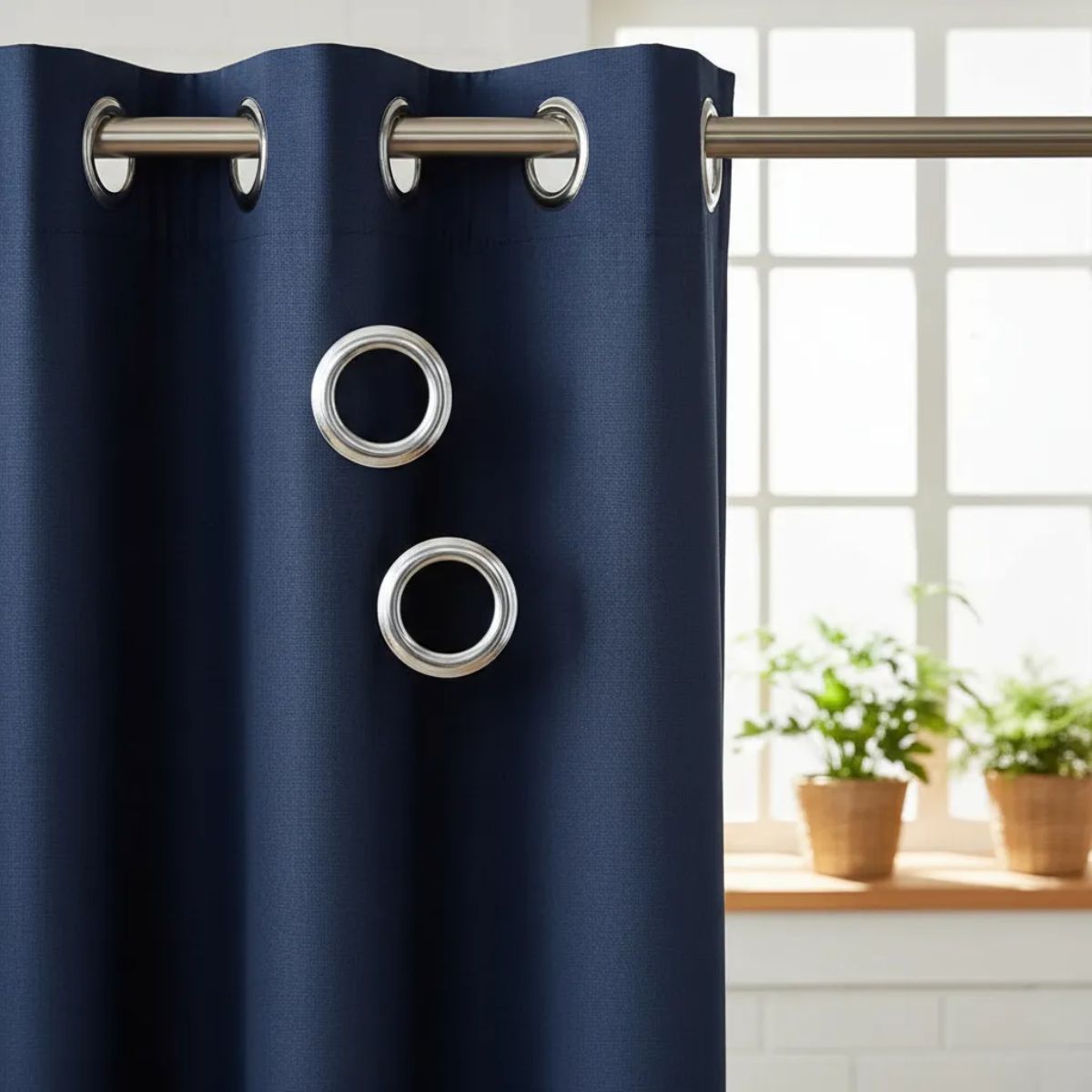 100 OJALES MANUAL DE CORTINAS DE 4CM - NO NECESITA MAQUINA - 1