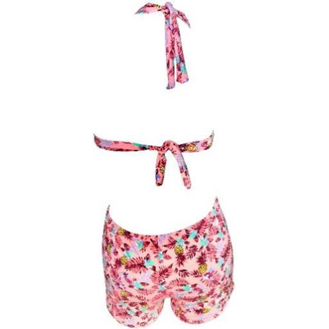 TRIKINI PUSH UP LICRA MUJER ROSADO UV SHORT ISABELLA GL-32 - 2