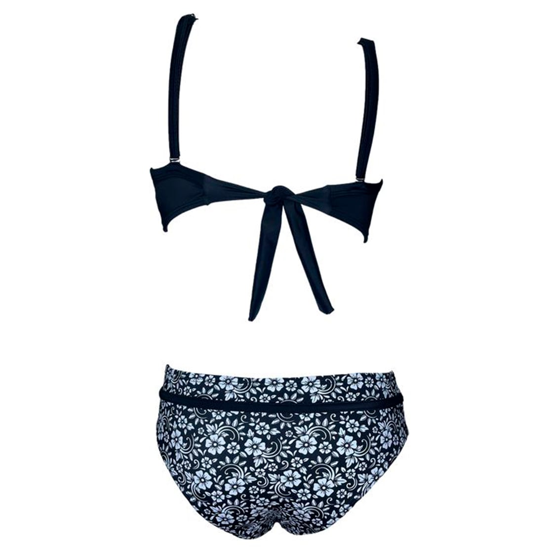BIKINI PUSH UP LICRA MUJER NEGRO UV AMANDA SOTELO GL-48 - 2