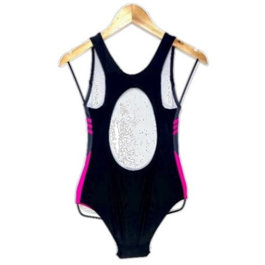 ROPA DE BAÑO PUSH UP LICRA MUJER ROSADO NATACION RAYITAS GL-28 - 2