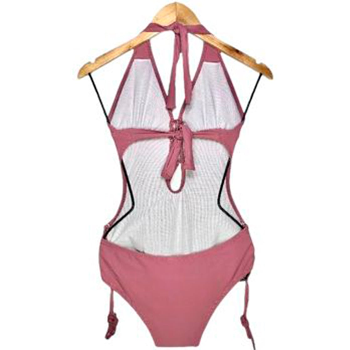 TRIKINI PUSH UP LICRA MUJER ROJO UV FLOR GALES GL-30 - 1