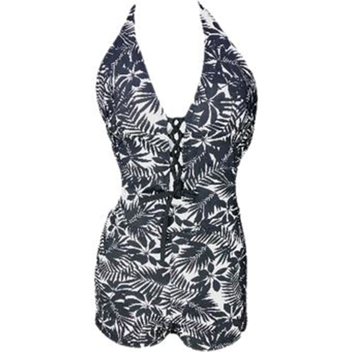 TRIKINI PUSH UP LICRA MUJER NEGRO UV SHORT ISABELLA GL-32 - 2