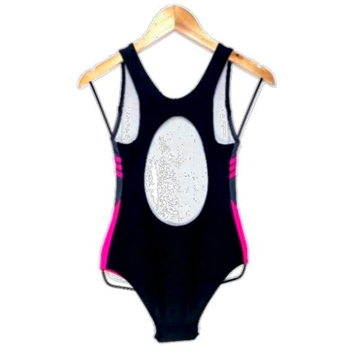 ROPA DE BAÑO PUSH UP LICRA MUJER LILA NATACION RAYITAS GL-28 - 2