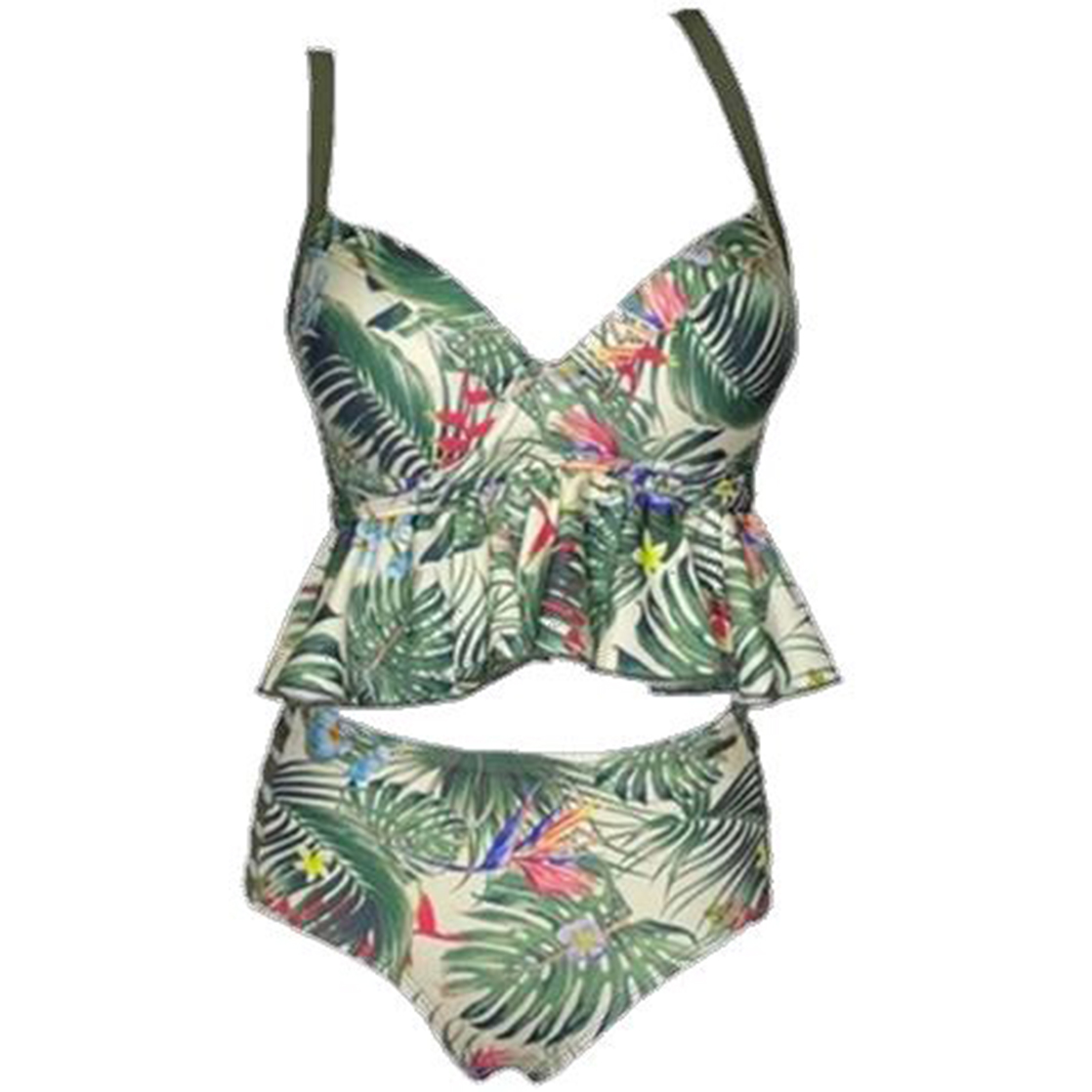 ROPA DE BAÑO PUSH UP LICRA MUJER VERDE GN-TARION GL-48 - 1