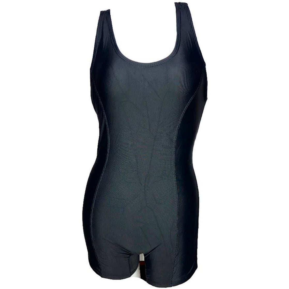 ROPA DE BAÑO PUSH UP LICRA MUJER NEGRO NATACION CLASICO SHORT GL-32 - 1