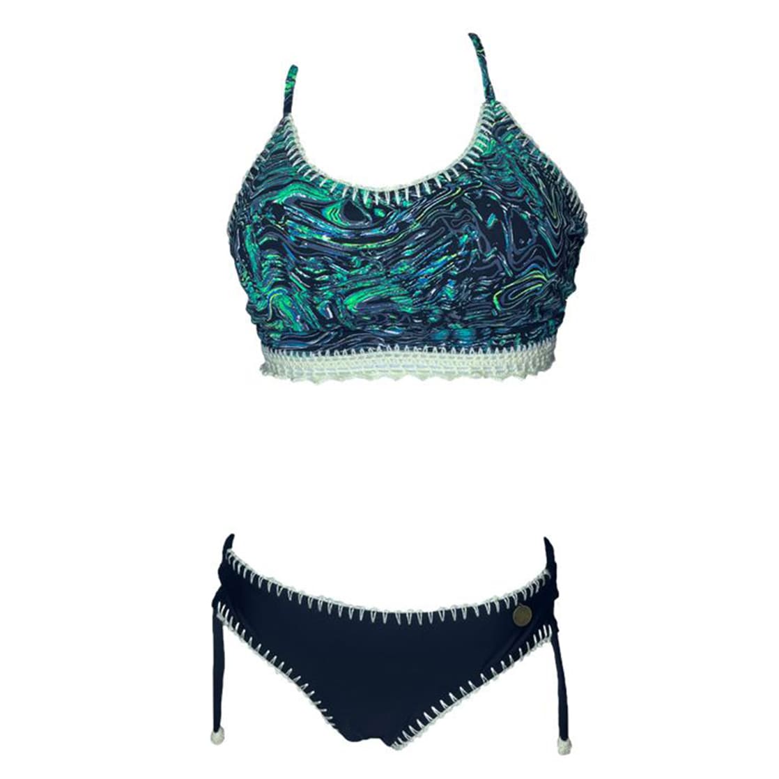 BIKINI PUSH UP LICRA MUJER NEGRO UV ADA LOVELACE GL-60 - 1