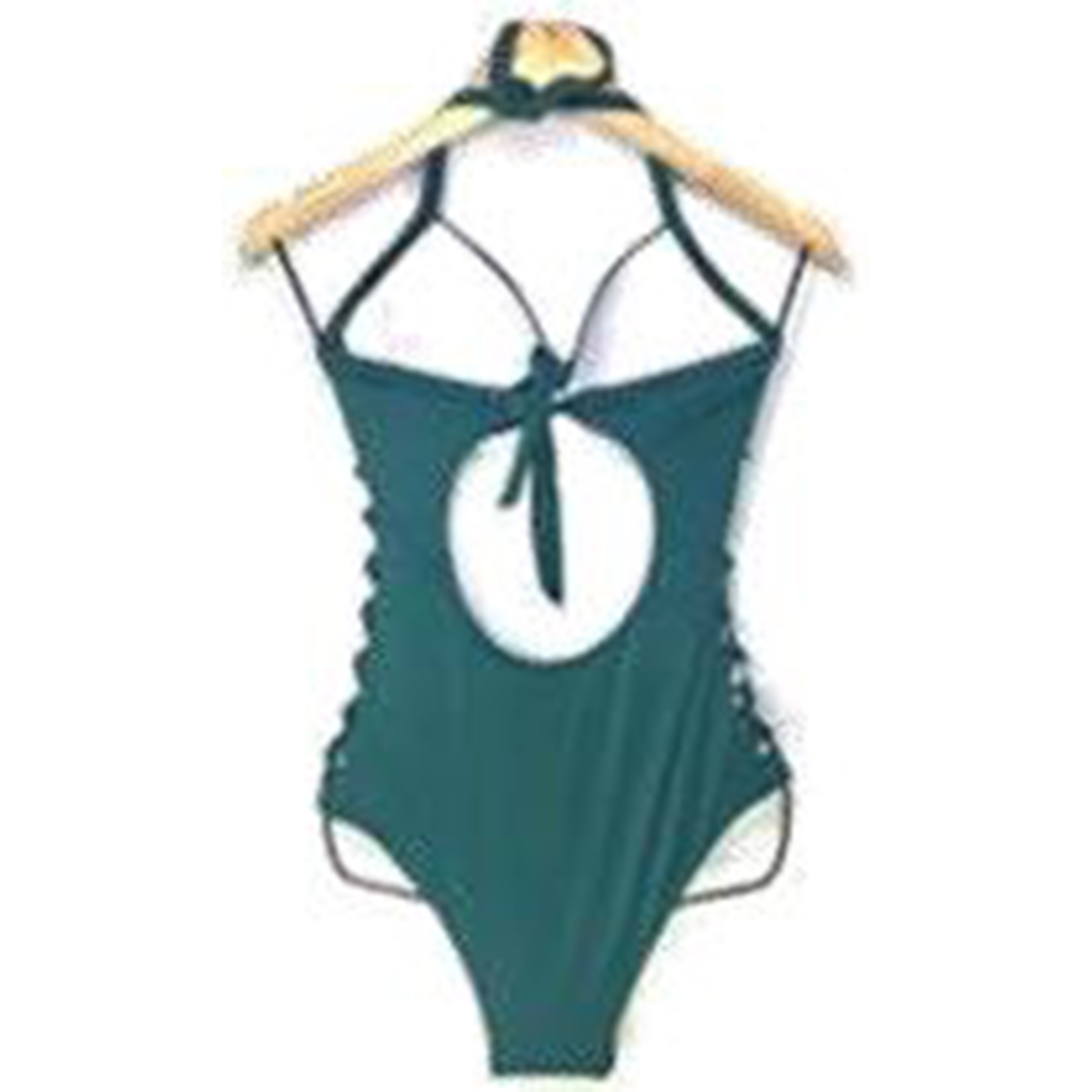 ROPA DE BAÑO PUSH UP LICRA MUJER VERDE UV ESMERALDA GL-50 ENTERIZO - 2