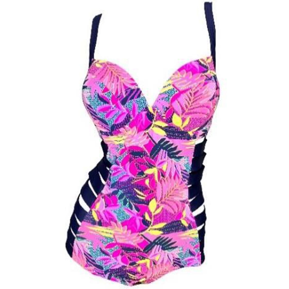 ROPA DE BAÑO PUSH UP LICRA MUJER MORADO JANA GL-50 - 1