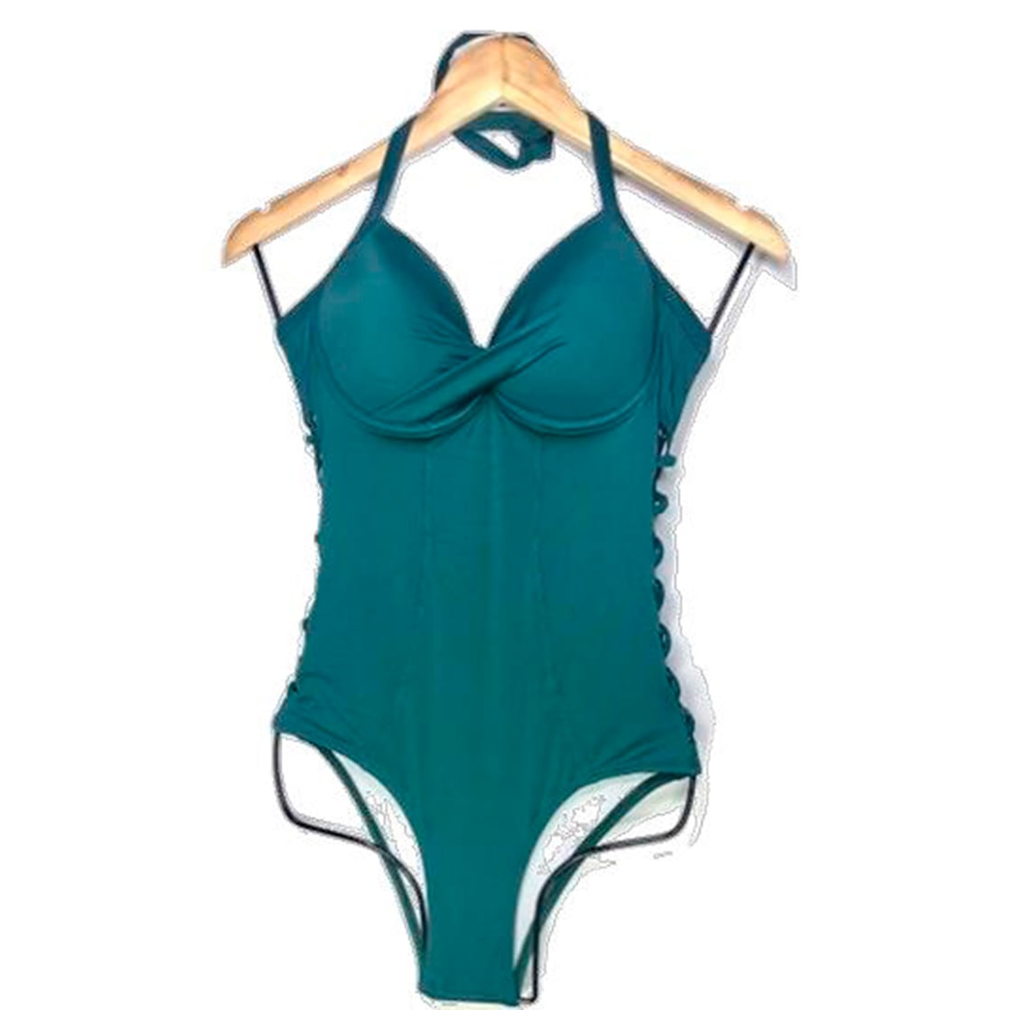 ROPA DE BAÑO PUSH UP LICRA MUJER VERDE KATHERINE GL-50 - 1