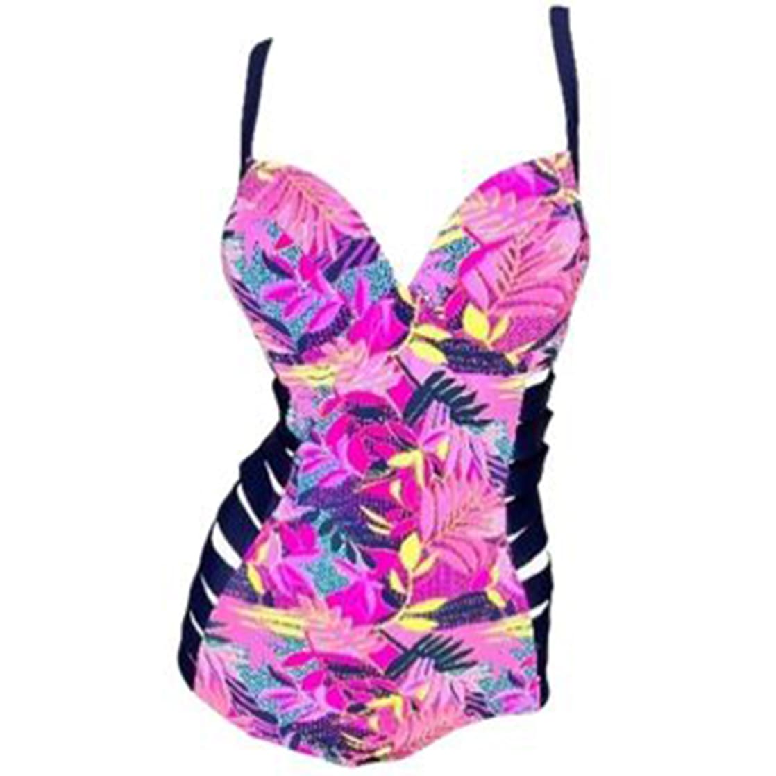 TRIKINI PUSH UP LICRA MUJER MORADO UV JANA GL-50 - 1